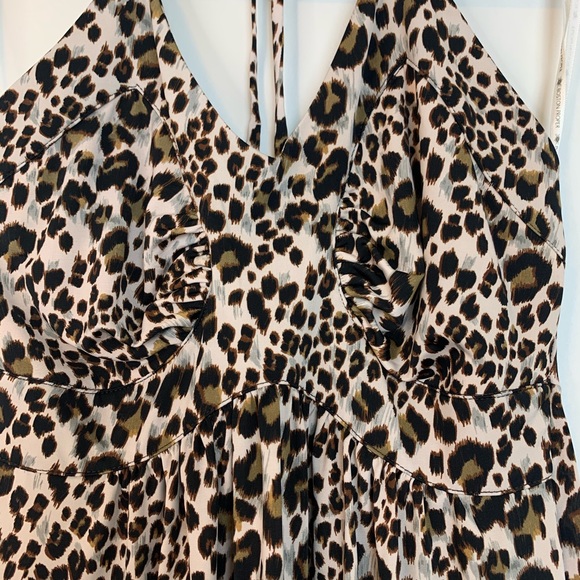 Boston Proper Leopard Halter Top - Picture 2 of 5